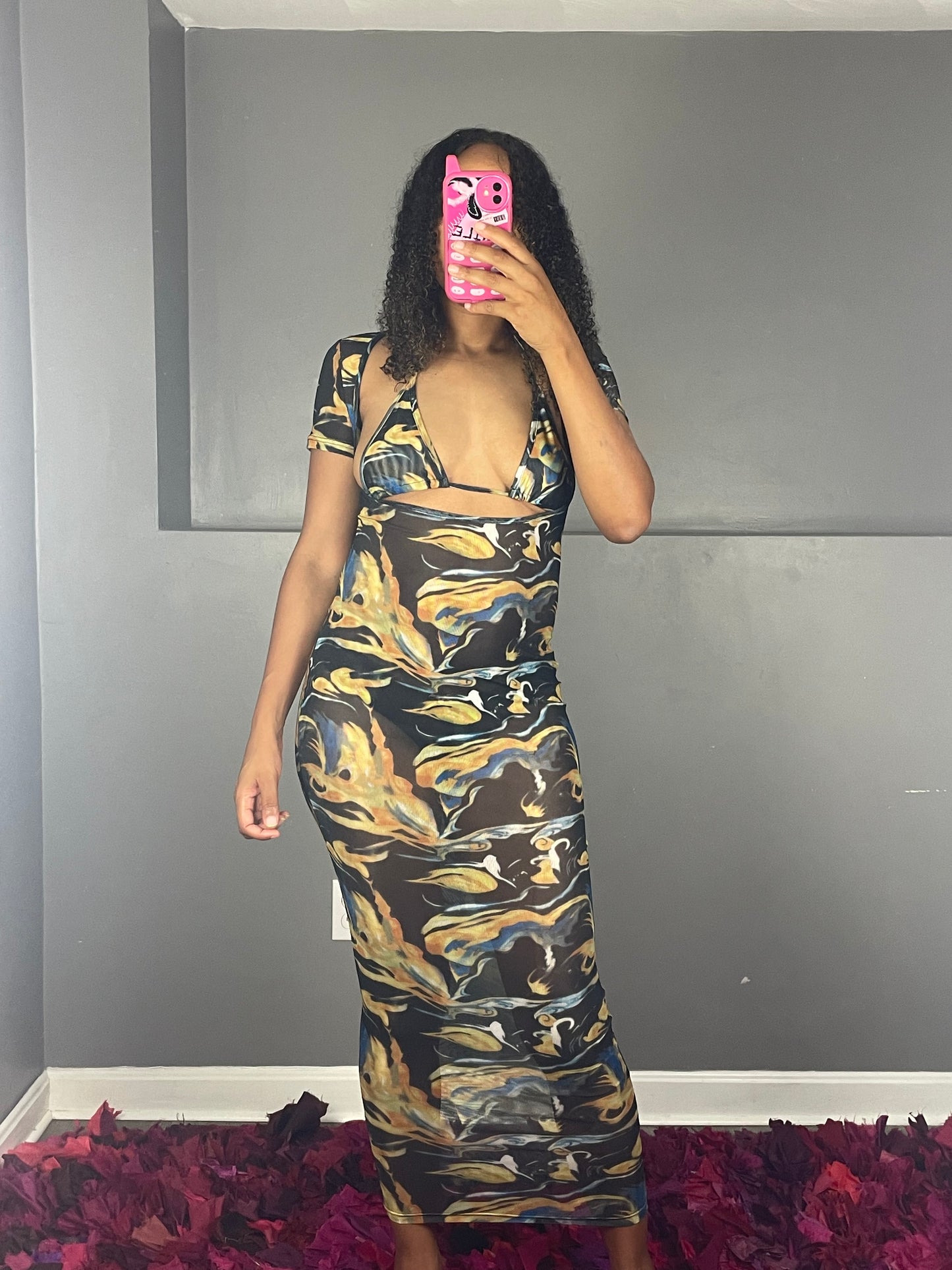 Falon Print Dress