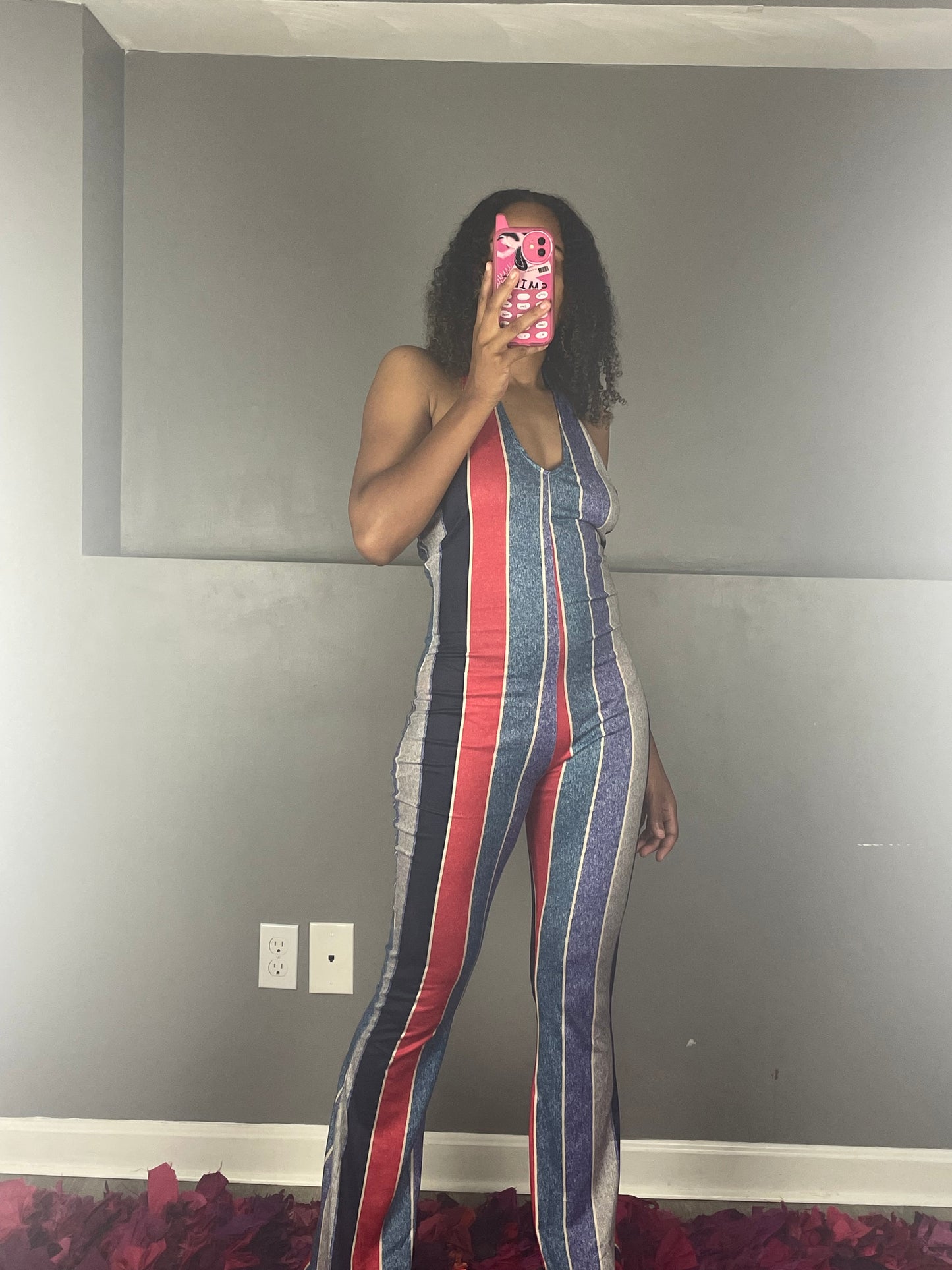 Resha Striped Jumpsuit